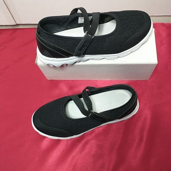 Propet Travelactiv Women's. SZ 8EE Mary Jane Black Casual Shoes - Picture 7 of 12